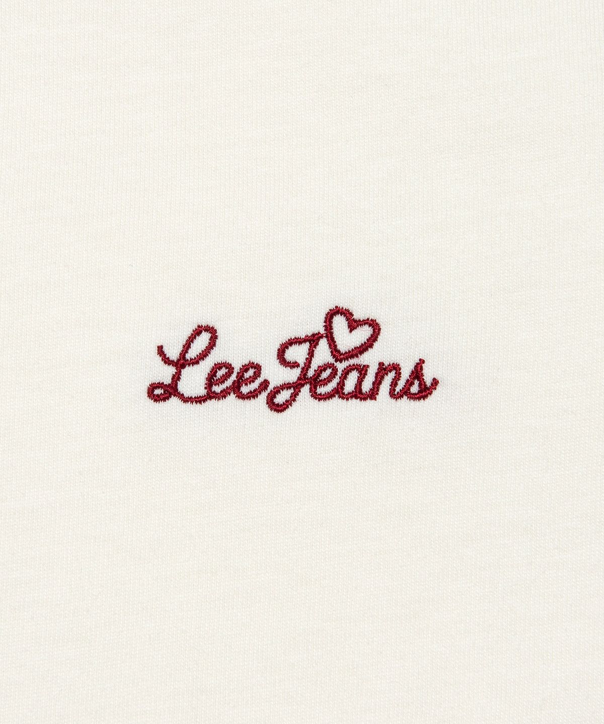 리(LEE) 우먼 베이직 링거 티셔츠 크림
