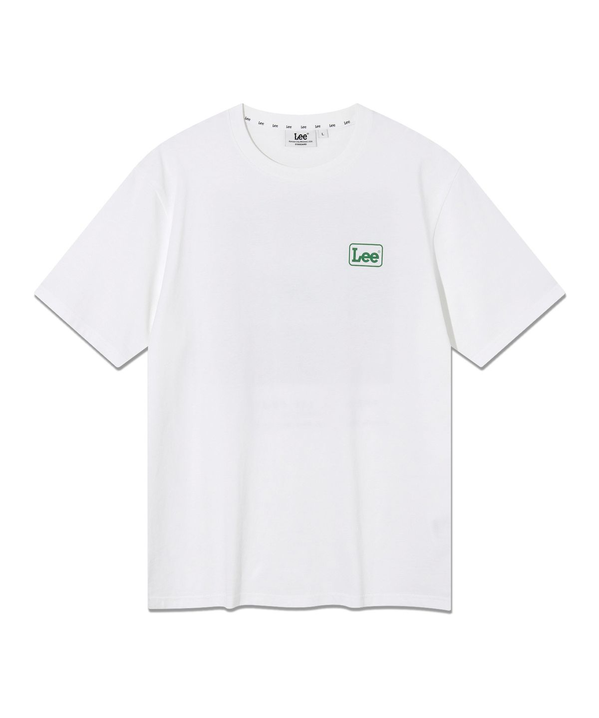 리(LEE) 아카이브 라벨 반팔 티셔츠 화이트