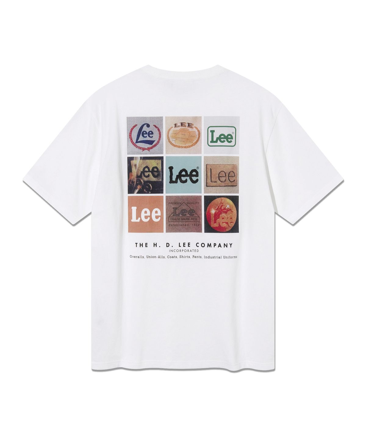 리(LEE) 아카이브 라벨 반팔 티셔츠 화이트