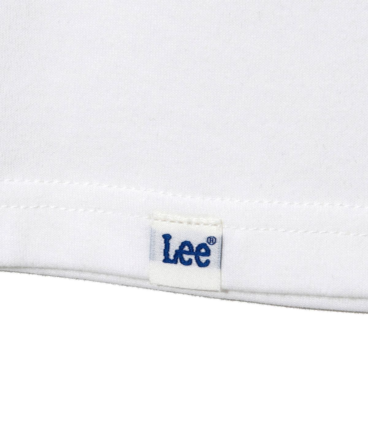 리(LEE) 레터 콜라쥬 반팔 티셔츠 화이트