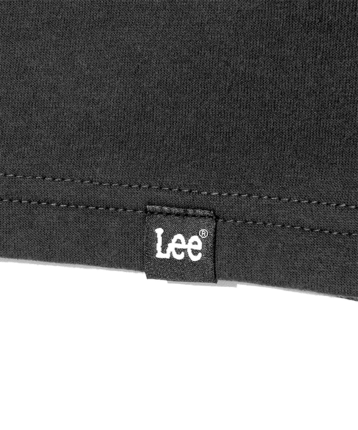 리(LEE) 레터 콜라쥬 반팔 티셔츠 챠콜