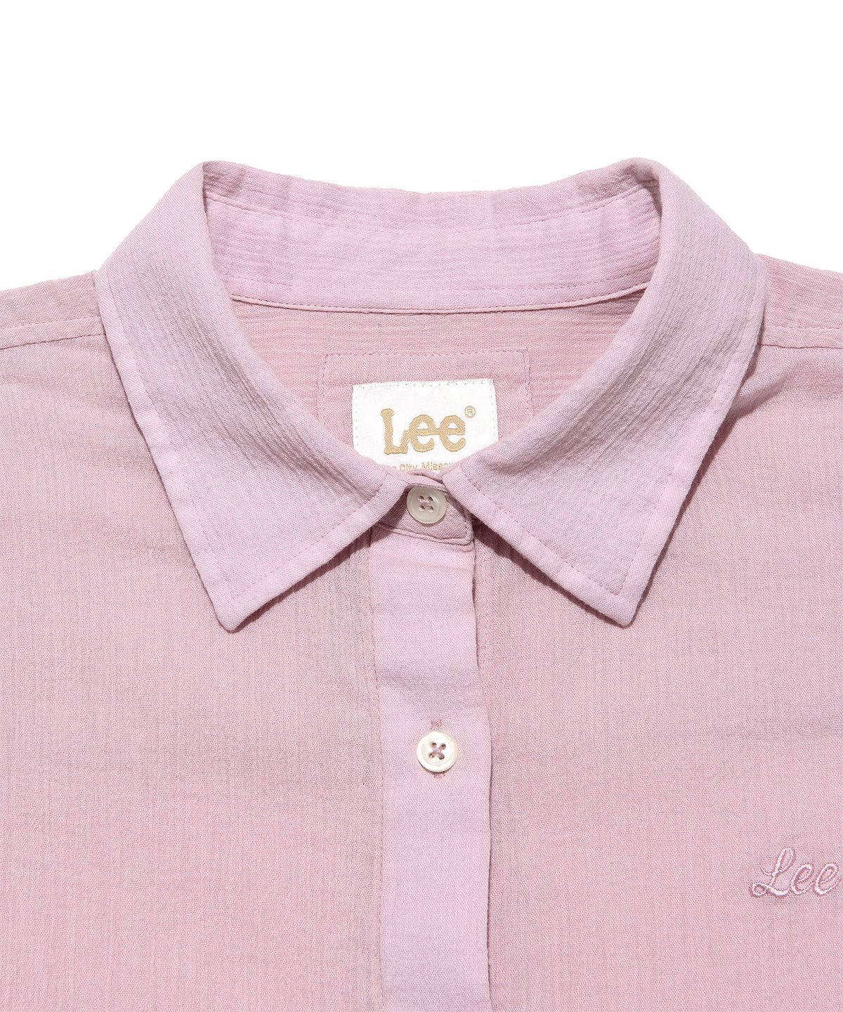 리(LEE) 우먼 홀리데이 셔츠 핑크