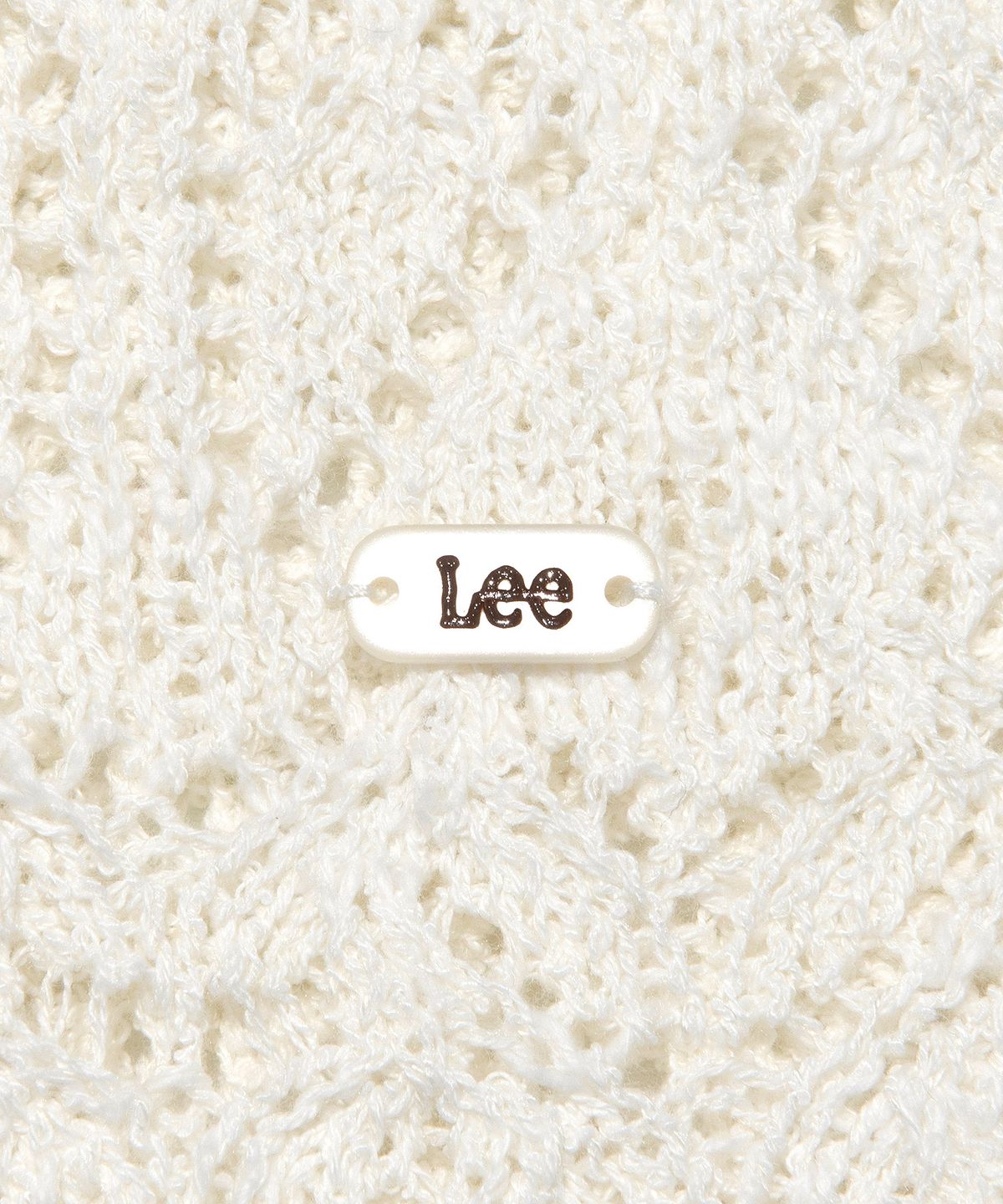 리(LEE) 우먼 슬리브리스 니트 원피스 아이보리