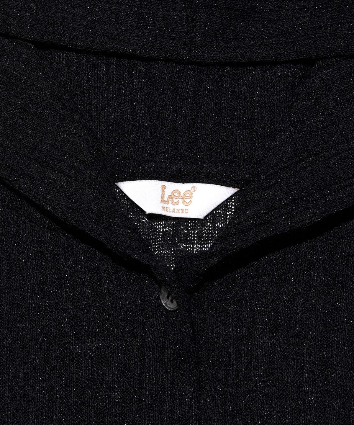 리(LEE) 우먼 후드 긴팔 티셔츠 블랙