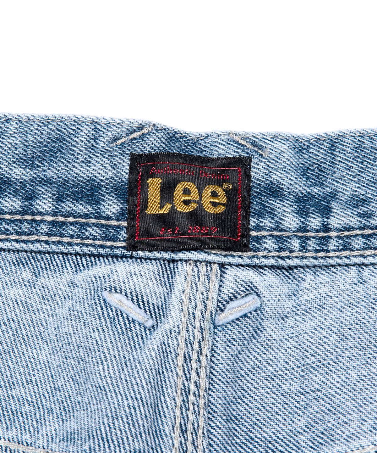 리(LEE) 페인터 데님 쇼츠 인디고 미듐
