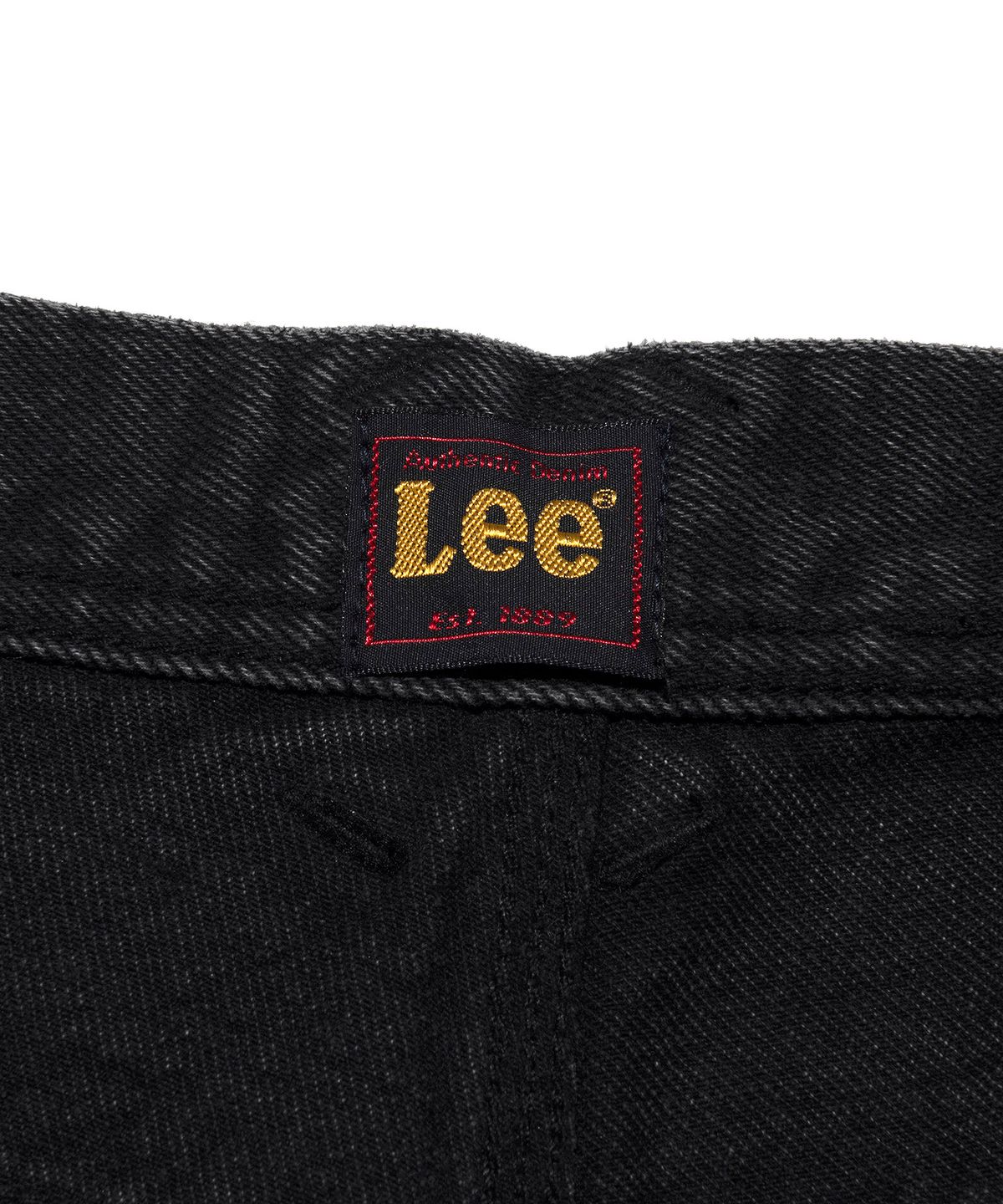 리(LEE) 페인터 데님 쇼츠 블랙