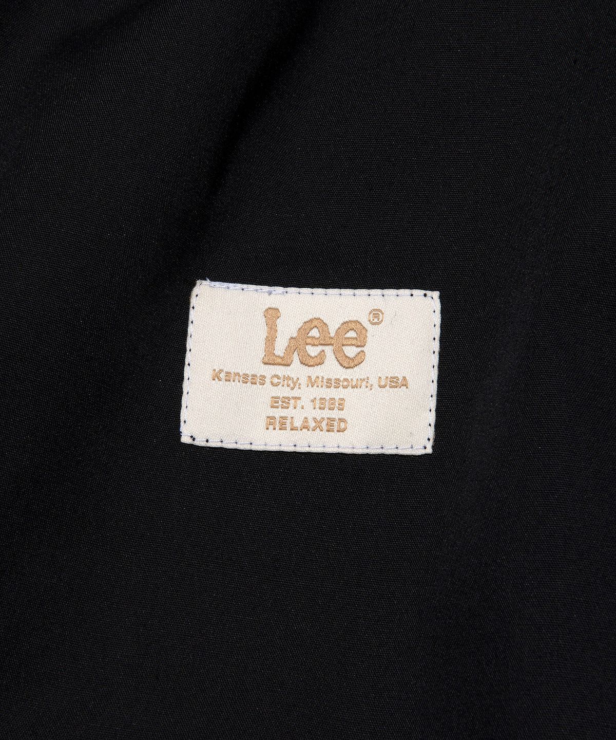 리(LEE) 우먼 플라워 펀칭 팬츠 블랙