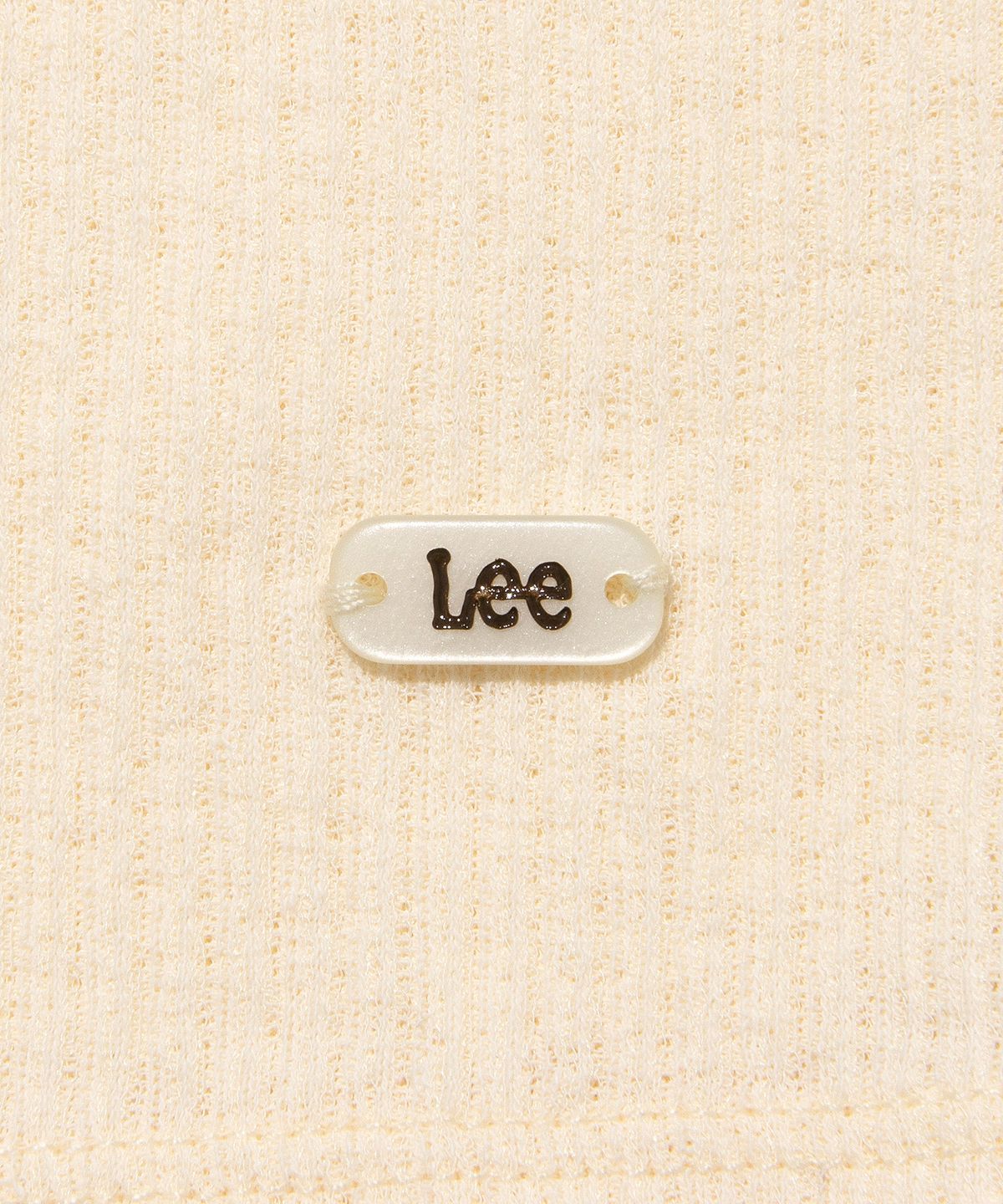 리(LEE) 우먼 스트링 크롭 가디건 크림