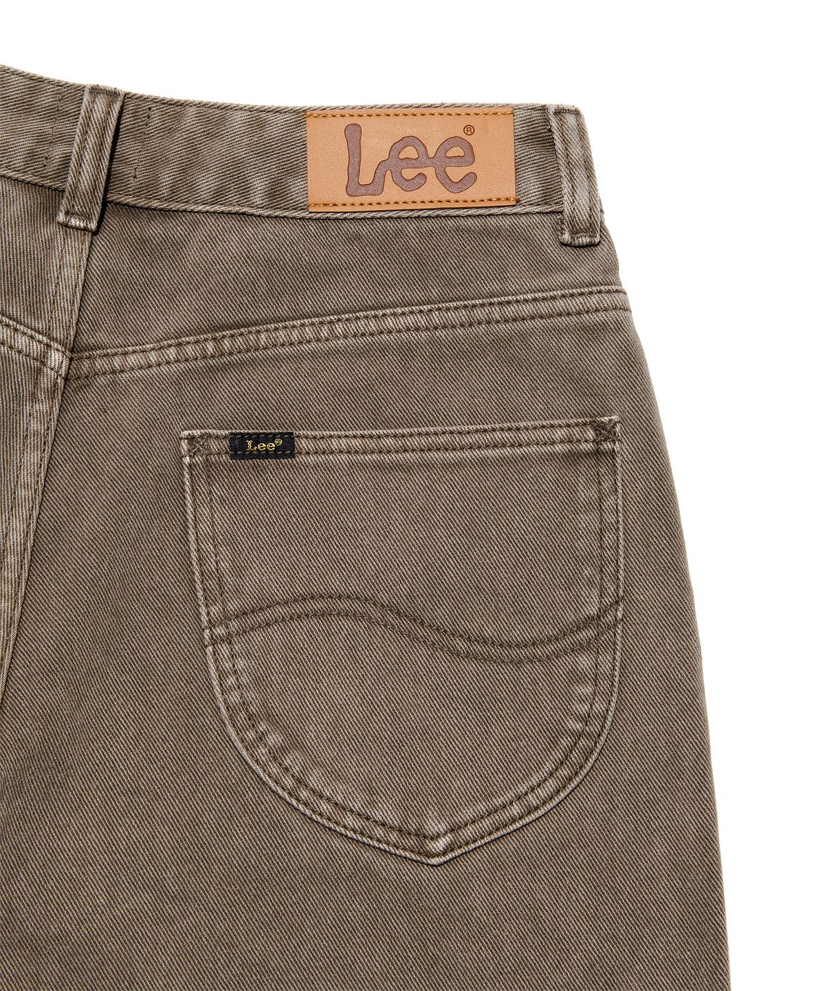 리(LEE) 우먼 다잉 릴랙스드핏 데님 팬츠 브라운