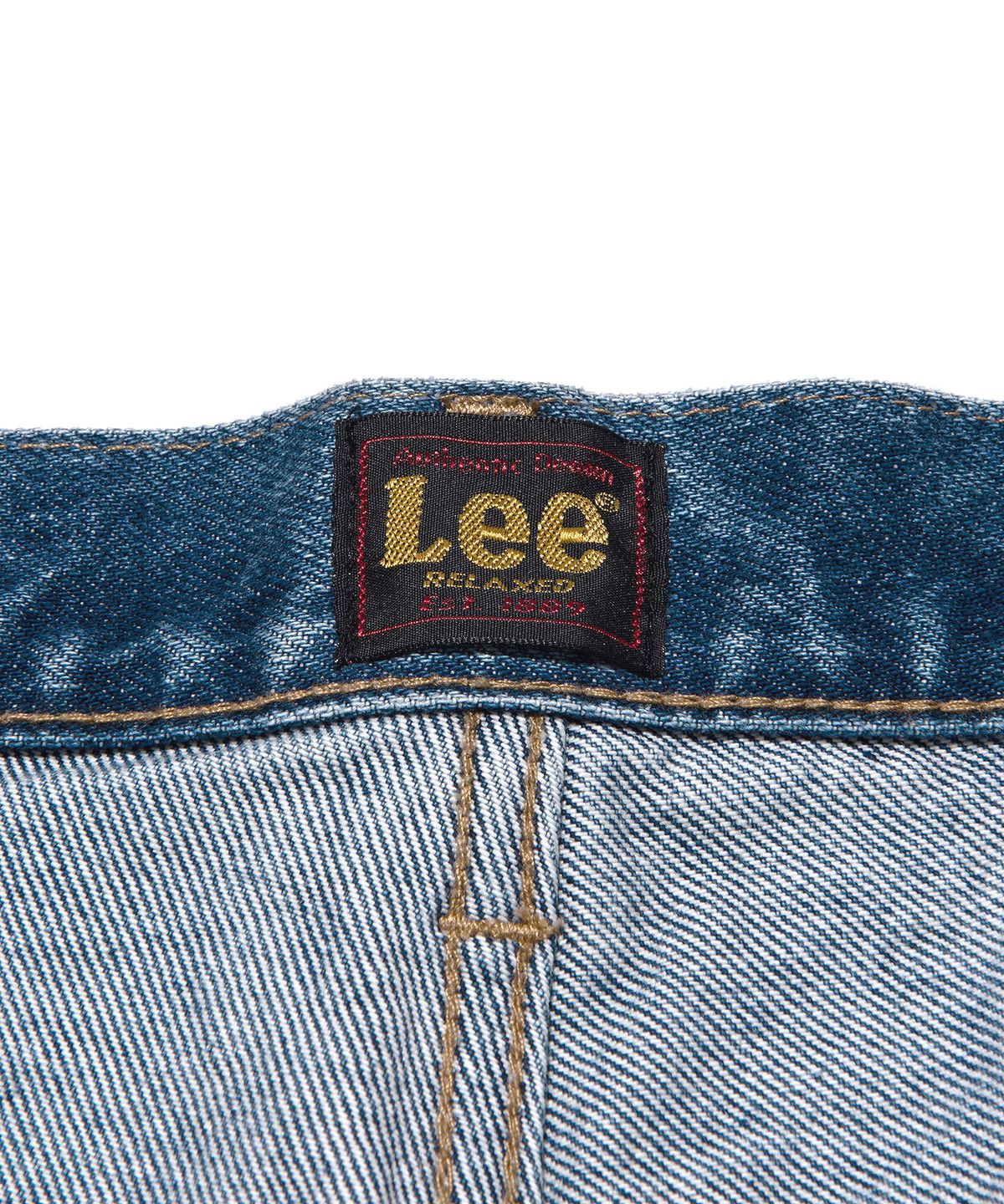 리(LEE) 맨 릴랙스드핏 오일 워싱 데님 팬츠 인디고 미듐