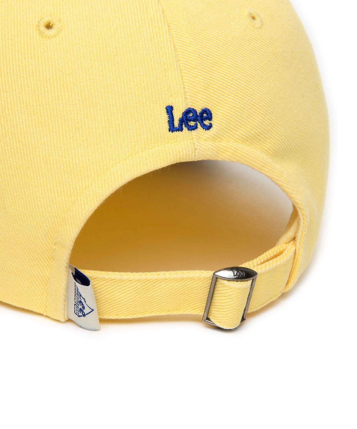 리(LEE) 스몰 레터링 코튼 볼캡 레몬