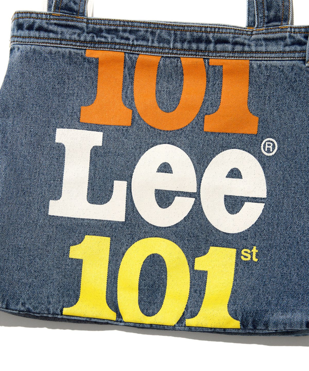 리(LEE) [101st] 셀레브레이션 데님 토트백 인디고 미듐