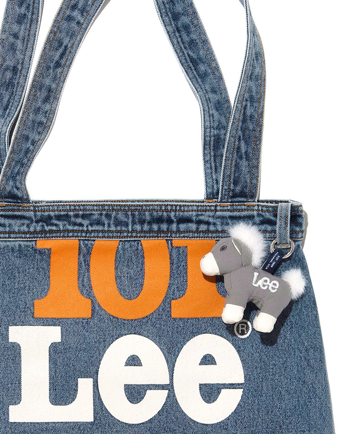 리(LEE) [101st] 셀레브레이션 데님 토트백 인디고 미듐