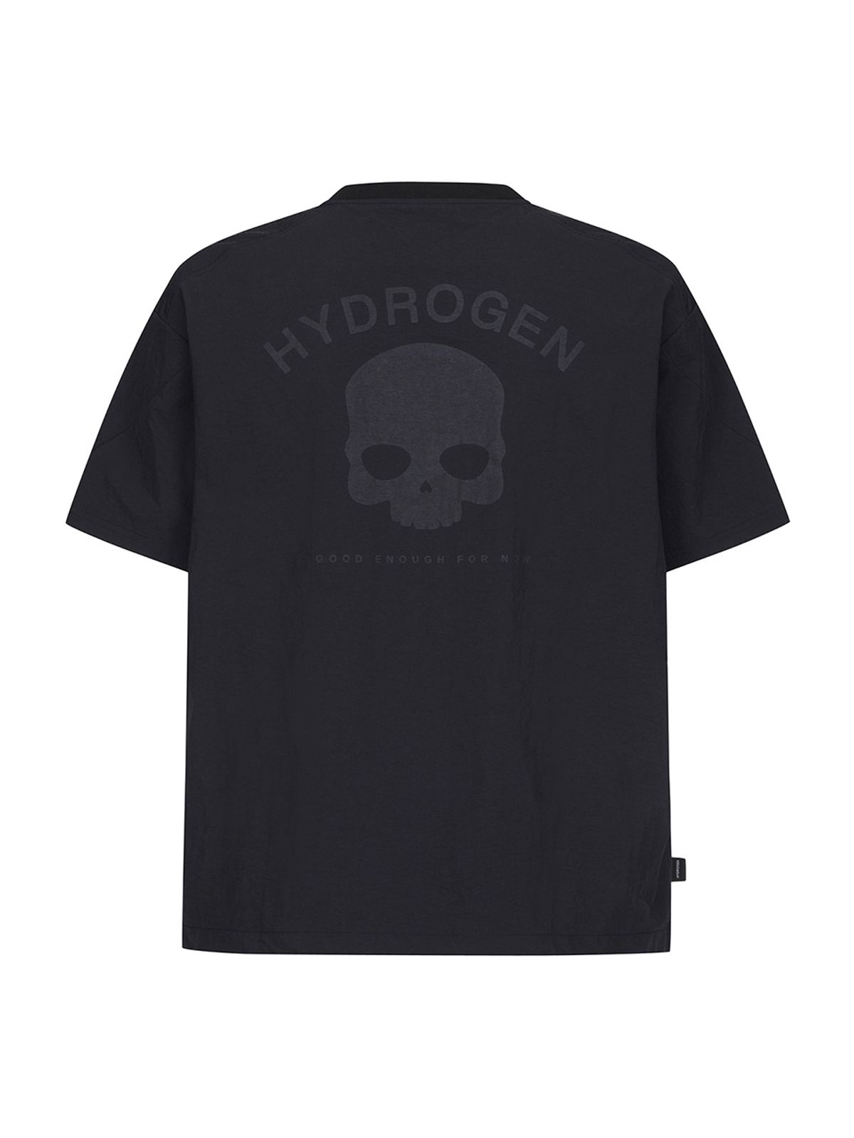 하이드로겐(HYDROGEN) 유니 빅스컬 우븐 반팔라운드