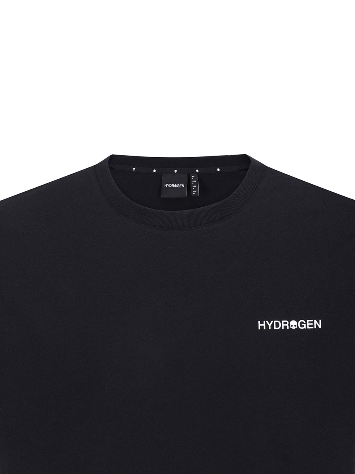 하이드로겐(HYDROGEN) 유니 베이직 스몰로고 반팔라운드