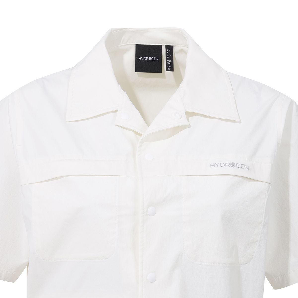 하이드로겐(HYDROGEN) 여성 우븐 반팔 셔츠