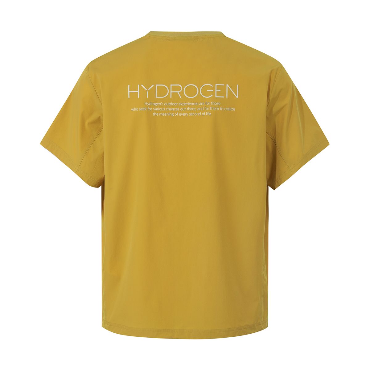 하이드로겐(HYDROGEN) 유니 우븐 유틸리티 반팔티