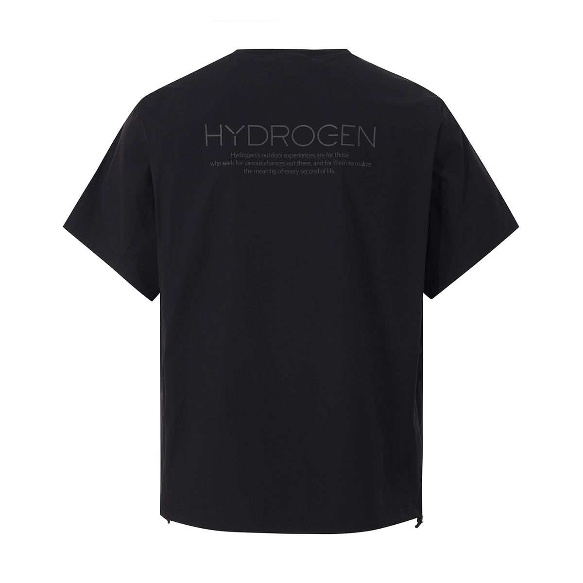 하이드로겐(HYDROGEN) 유니 우븐 유틸리티 반팔티