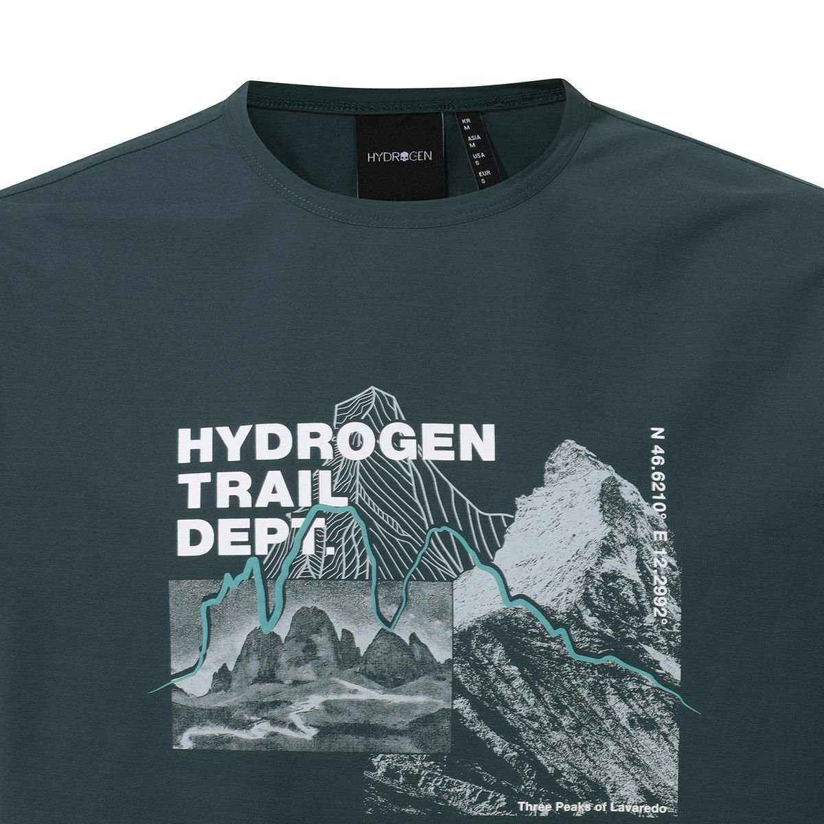 하이드로겐(HYDROGEN) 유니 돌로미테 그래픽 반팔 티셔츠