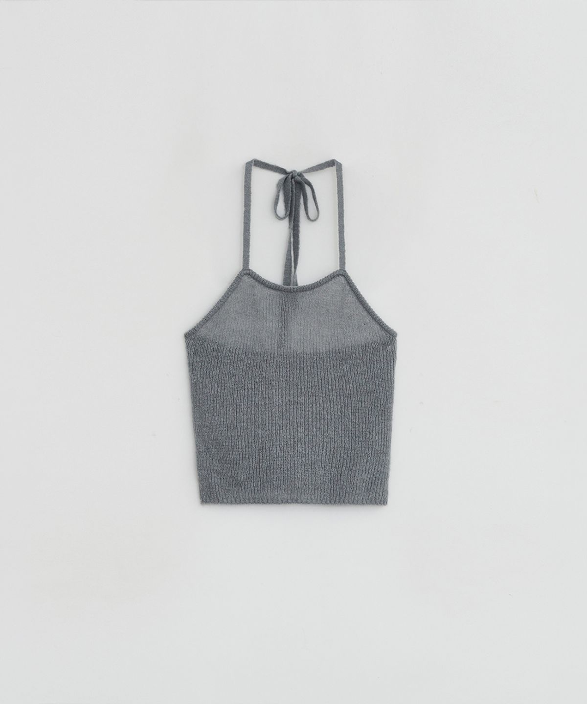 로우타이드(LOW TIDE) ALPACA HALTER KNIT [ASH BLUE]