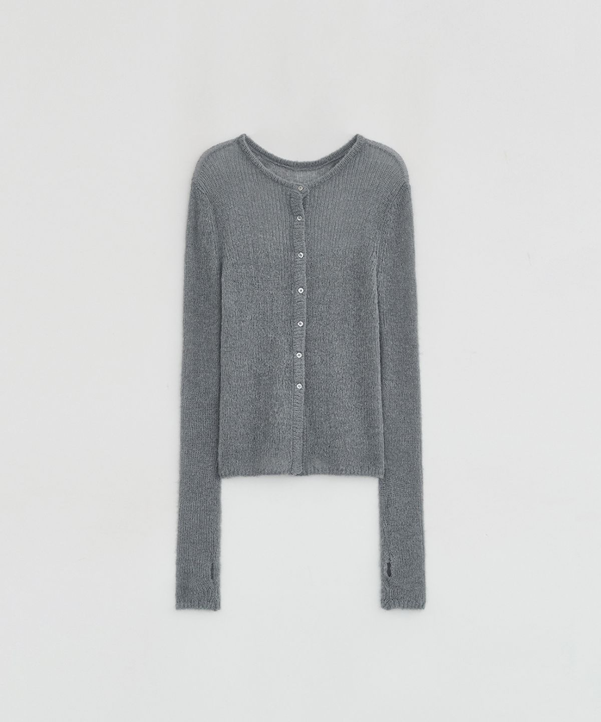 로우타이드(LOW TIDE) ALPACA HAND WARMER KNIT [ASH BLUE]
