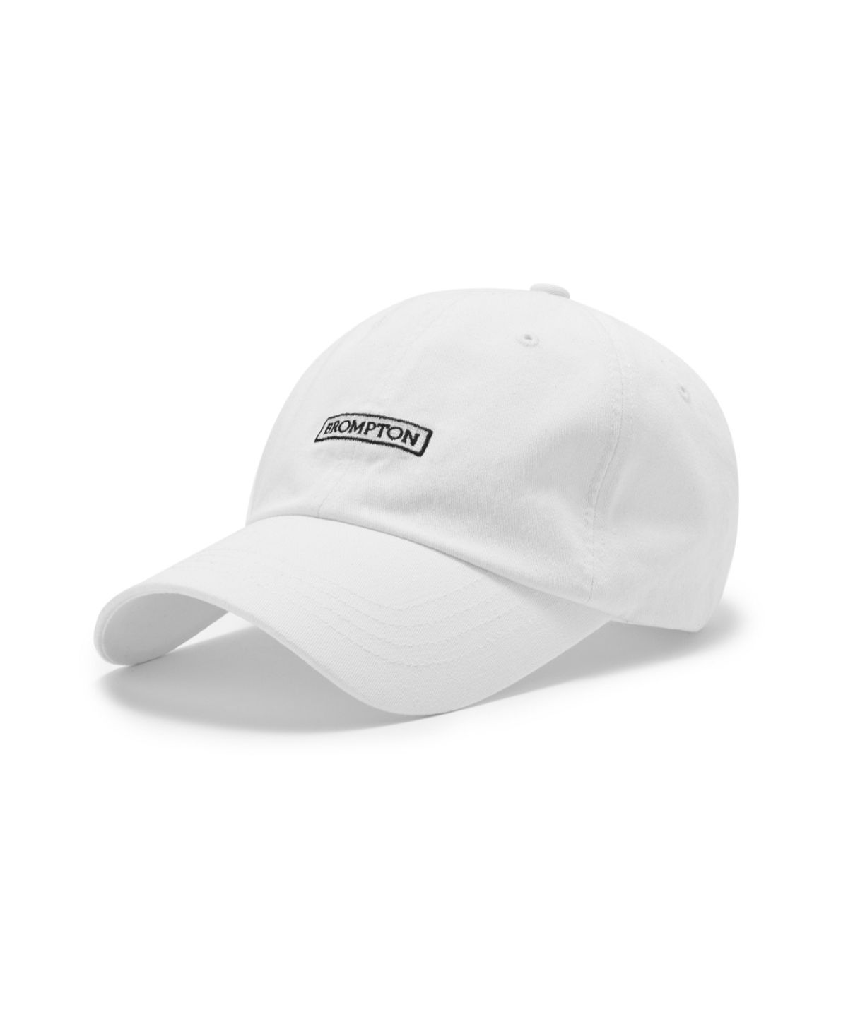 브롬톤 런던(BROMPTON LONDON) COTTON TWILL BASIC BALL CAP - WHITE (P265AHA106)