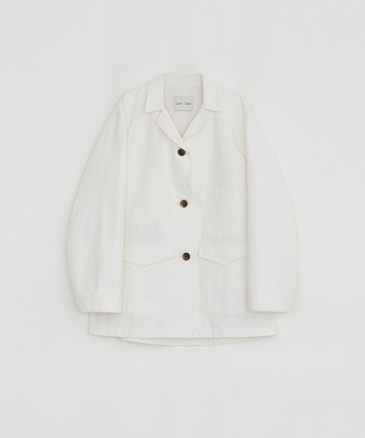로우타이드(LOW TIDE) FRENCH WORK JACKET [WHITE]