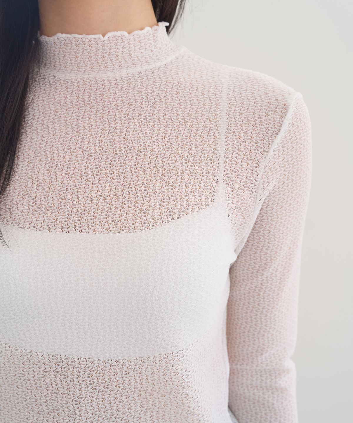줄리아페페(JULIAPEPE) Even Lace Top (Ivory)