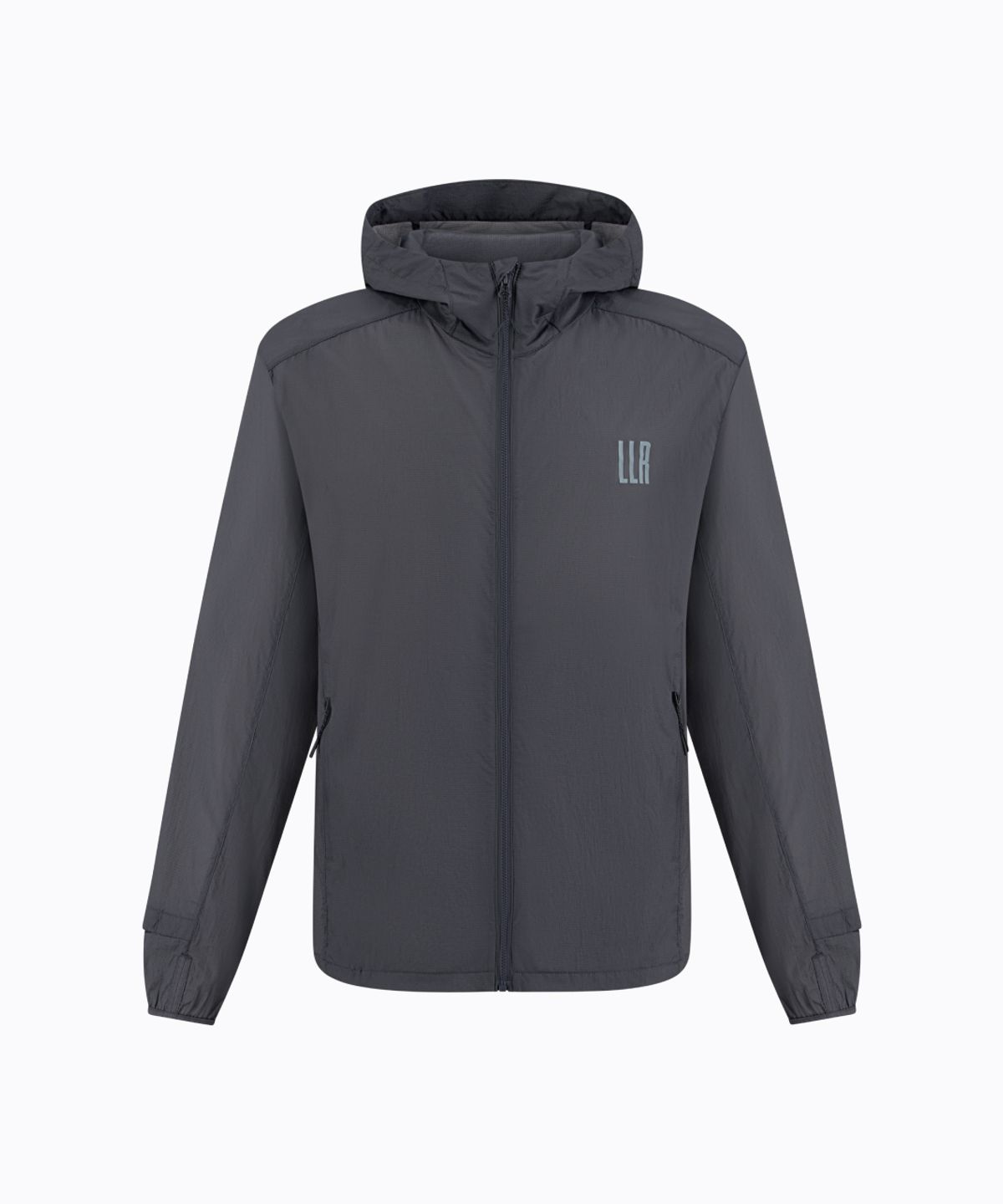 라임라잇 어패럴(LIMELIGHT APPAREL) 애슬릿 립스탑 러닝 바람막이 (차콜/그레이)