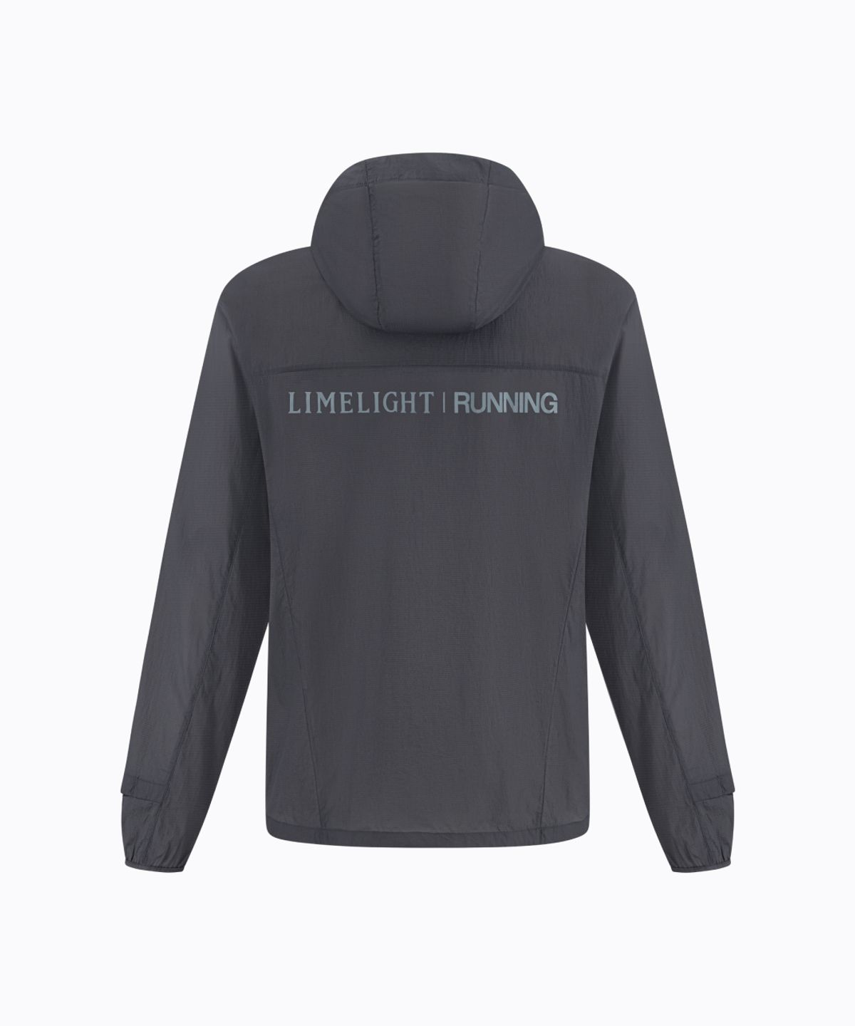 라임라잇 어패럴(LIMELIGHT APPAREL) 애슬릿 립스탑 러닝 바람막이 (차콜/그레이)