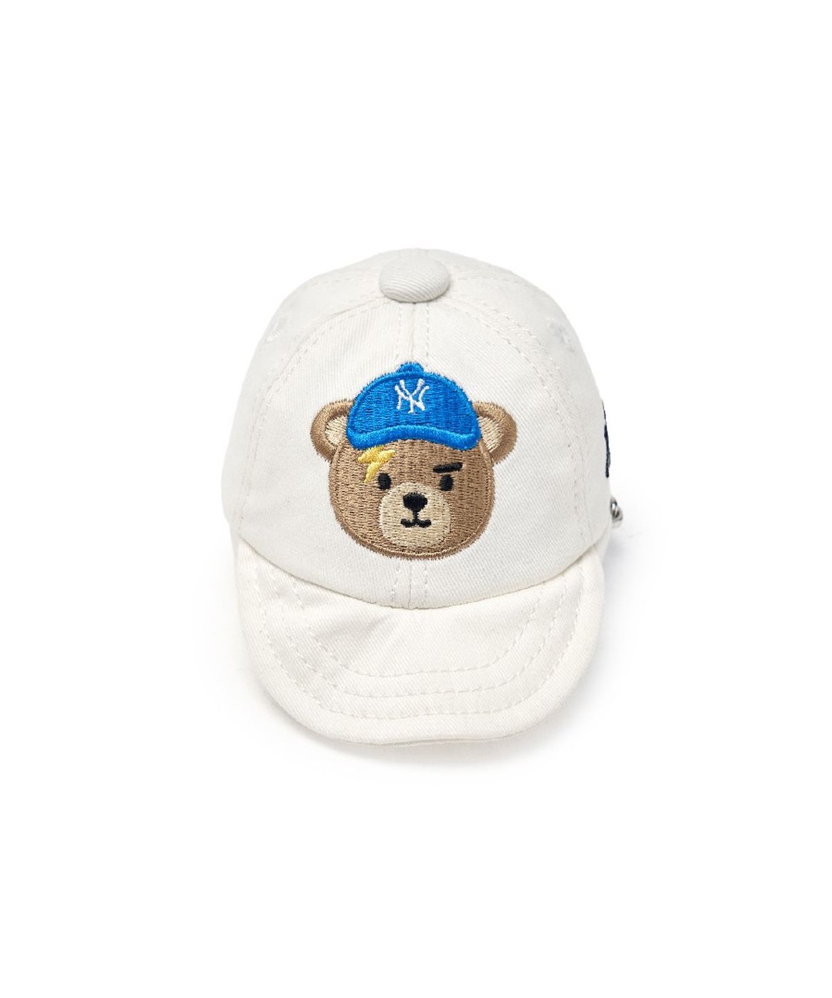 엠엘비 키즈(MLB KIDS) 메가베어 프렌즈 볼캡 키링 NY (Ivory)