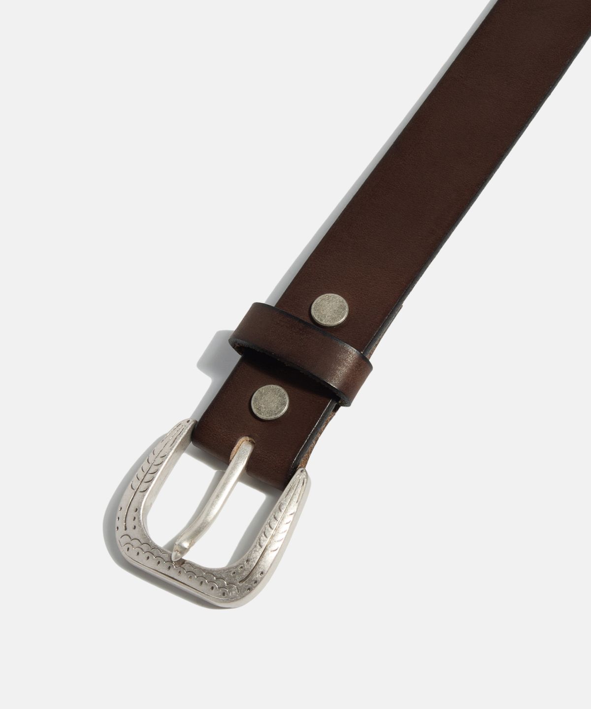 에스피오나지(ESPIONAGE) Eagle Buckle Western Belt Brown