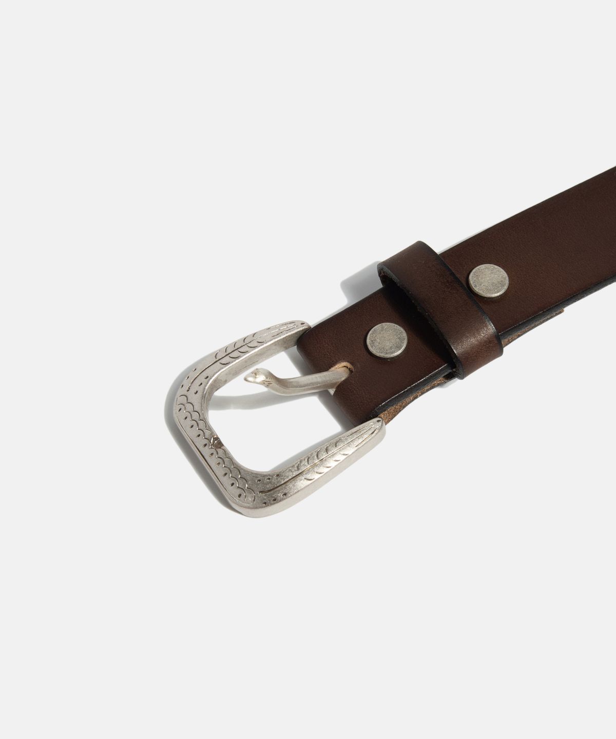 에스피오나지(ESPIONAGE) Eagle Buckle Western Belt Brown