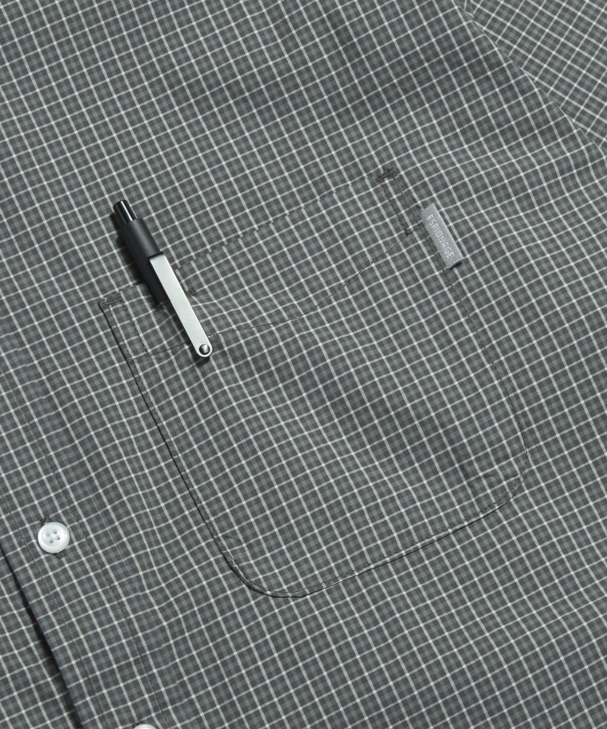 에스피오나지(ESPIONAGE) Multi Check Comfort Shirt Charcoal