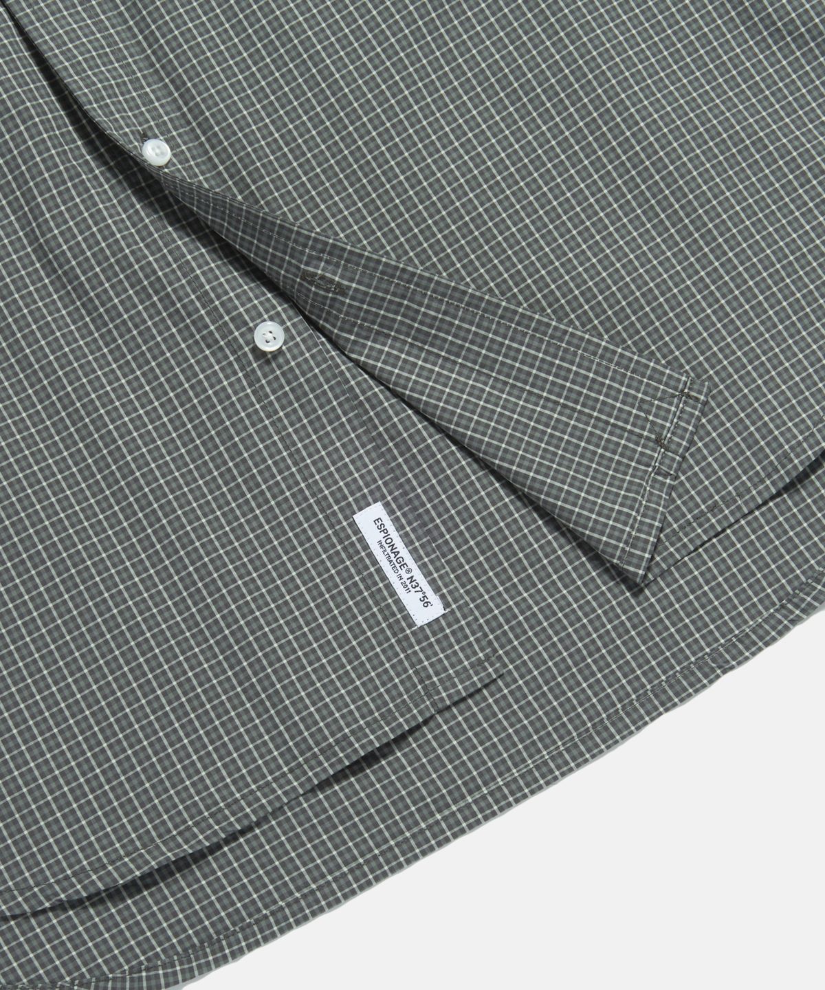 에스피오나지(ESPIONAGE) Multi Check Comfort Shirt Charcoal
