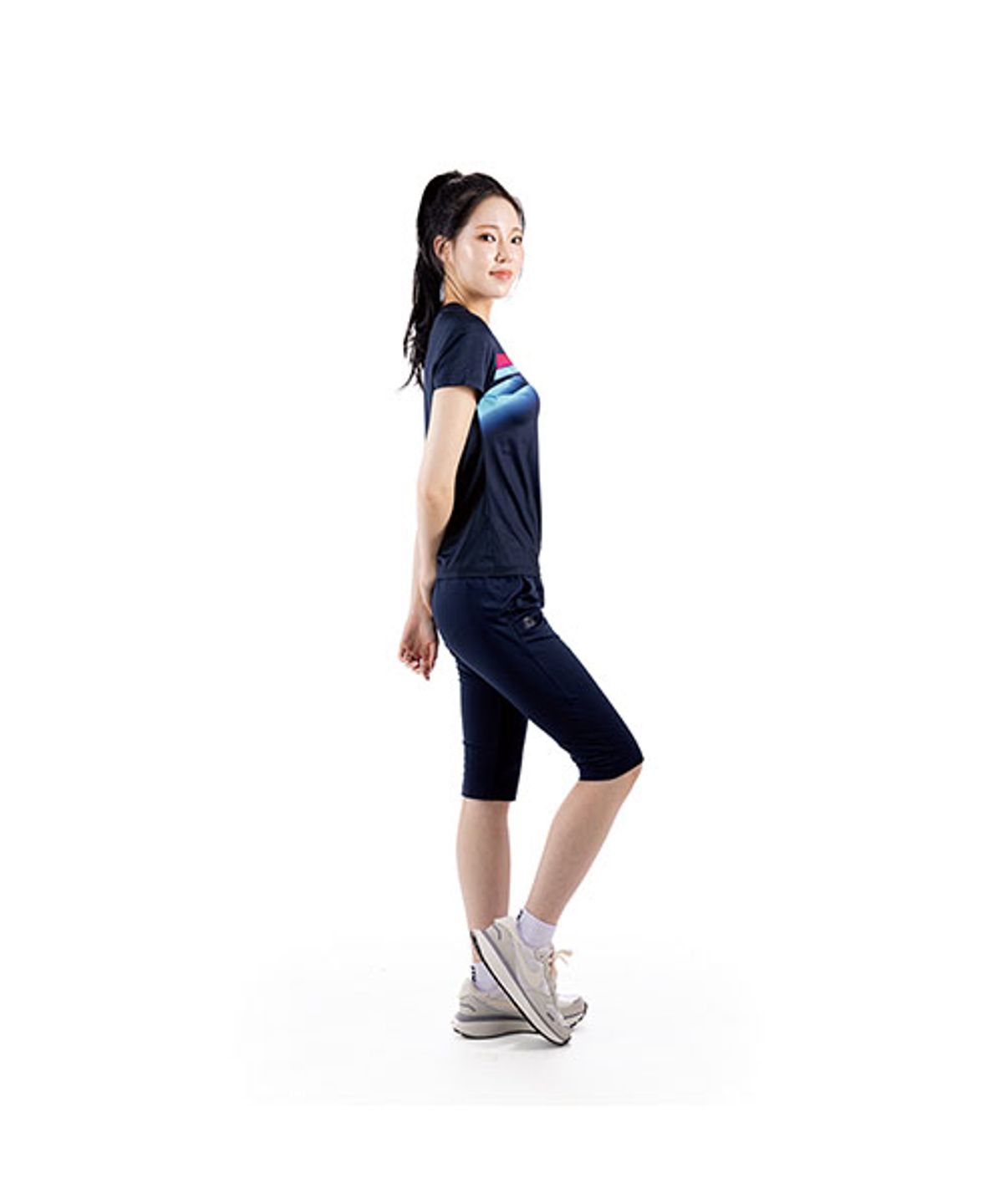 패기앤코(PEGGYNCO) 드라이 핏 스포츠웨어 숏 슬리브 4245