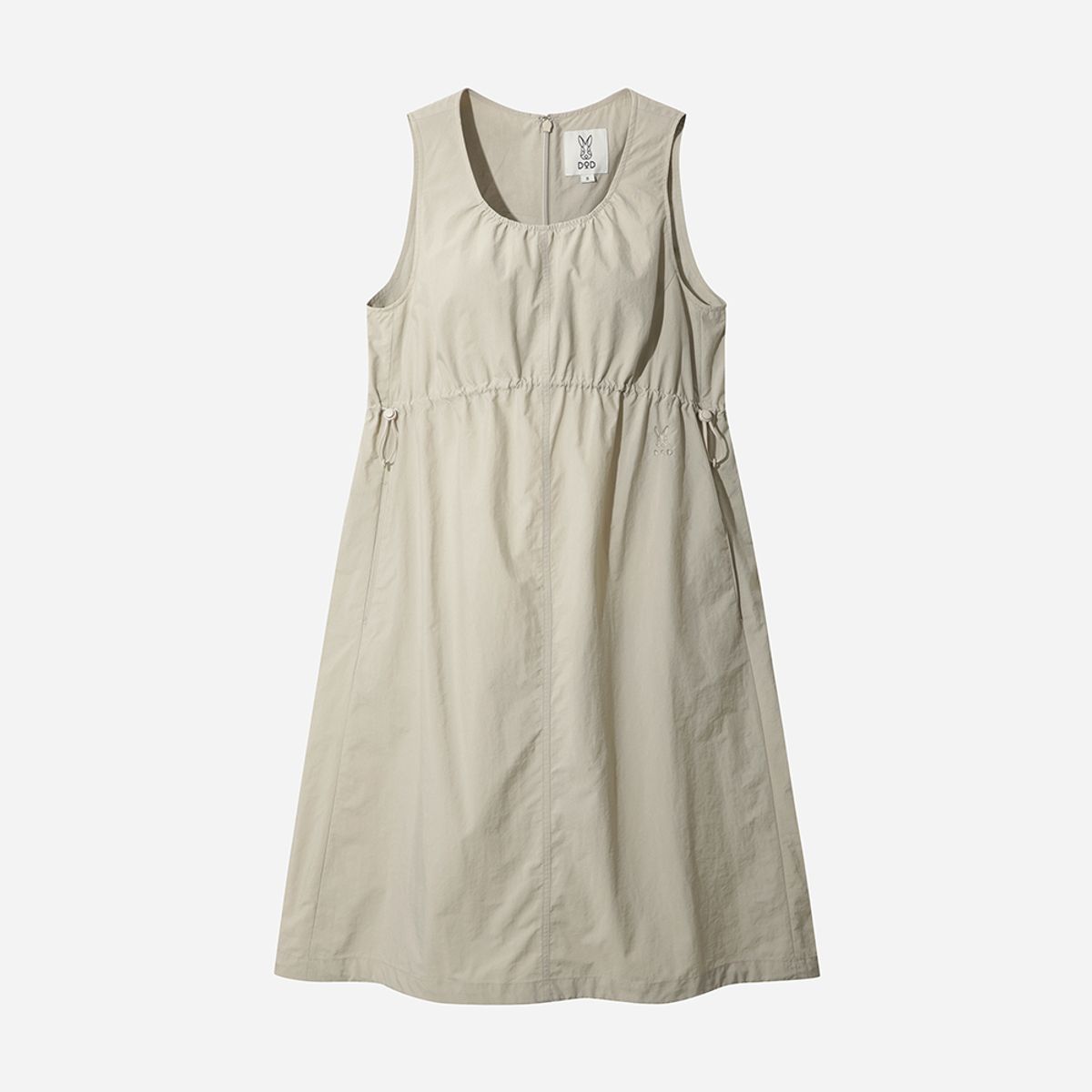 디오디(DOD) 여성) 사라토 슬리브리스 원피스(BEIGE)