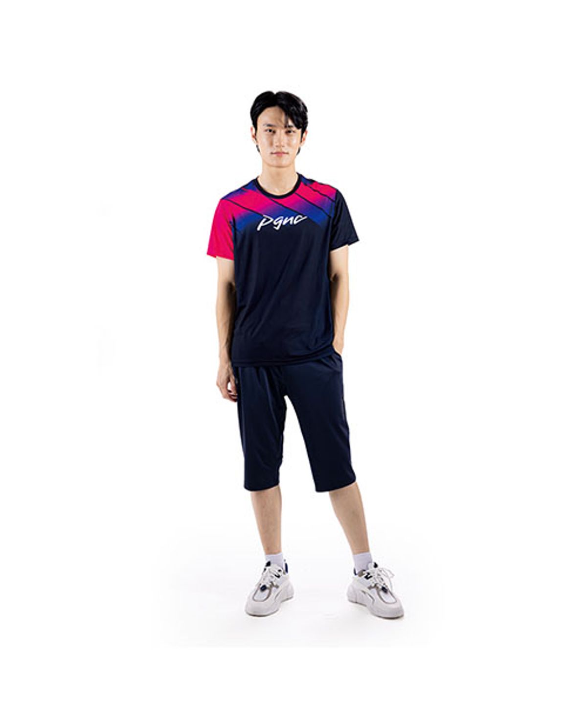 패기앤코(PEGGYNCO) 드라이 핏 스포츠웨어 숏 슬리브 3246