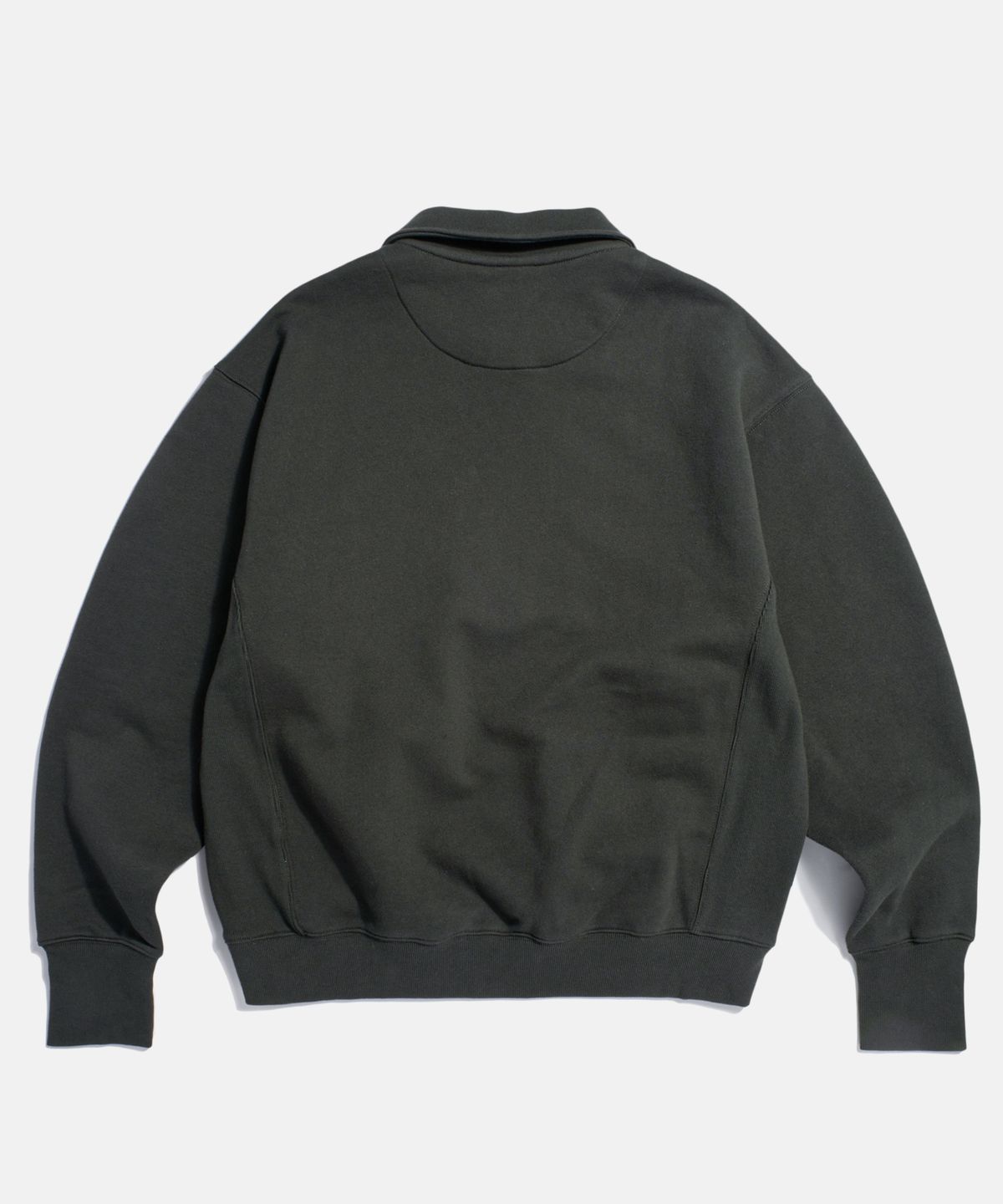에스피오나지(ESPIONAGE) Retro Half Zip Sweatshirt Vintage Black
