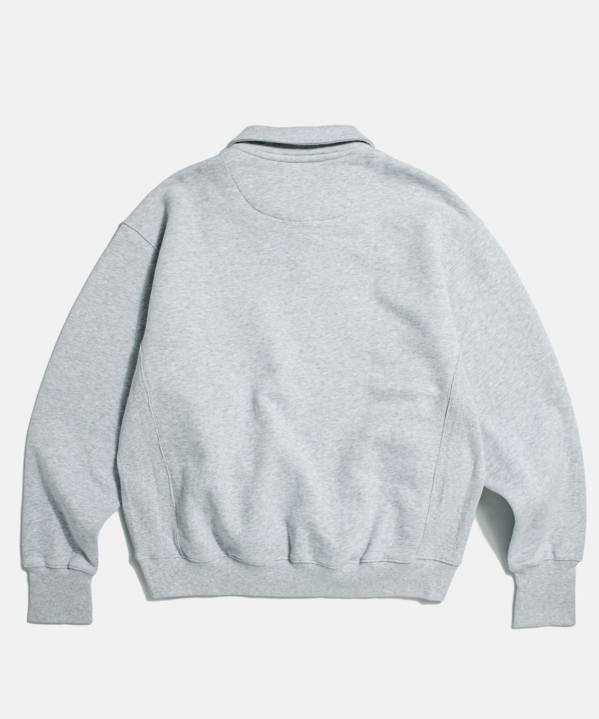 에스피오나지(ESPIONAGE) Retro Half Zip Sweatshirt Grey