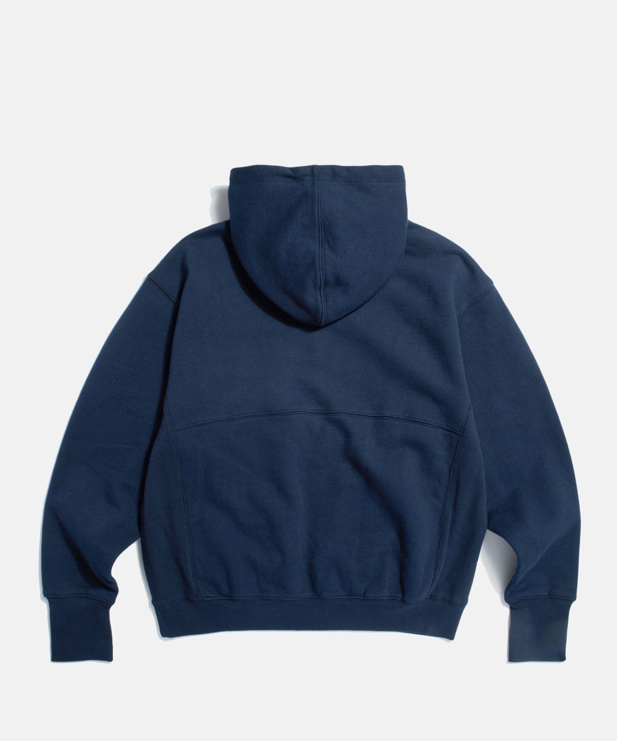 에스피오나지(ESPIONAGE) Retro Half Zip Sweat Hoodie Navy