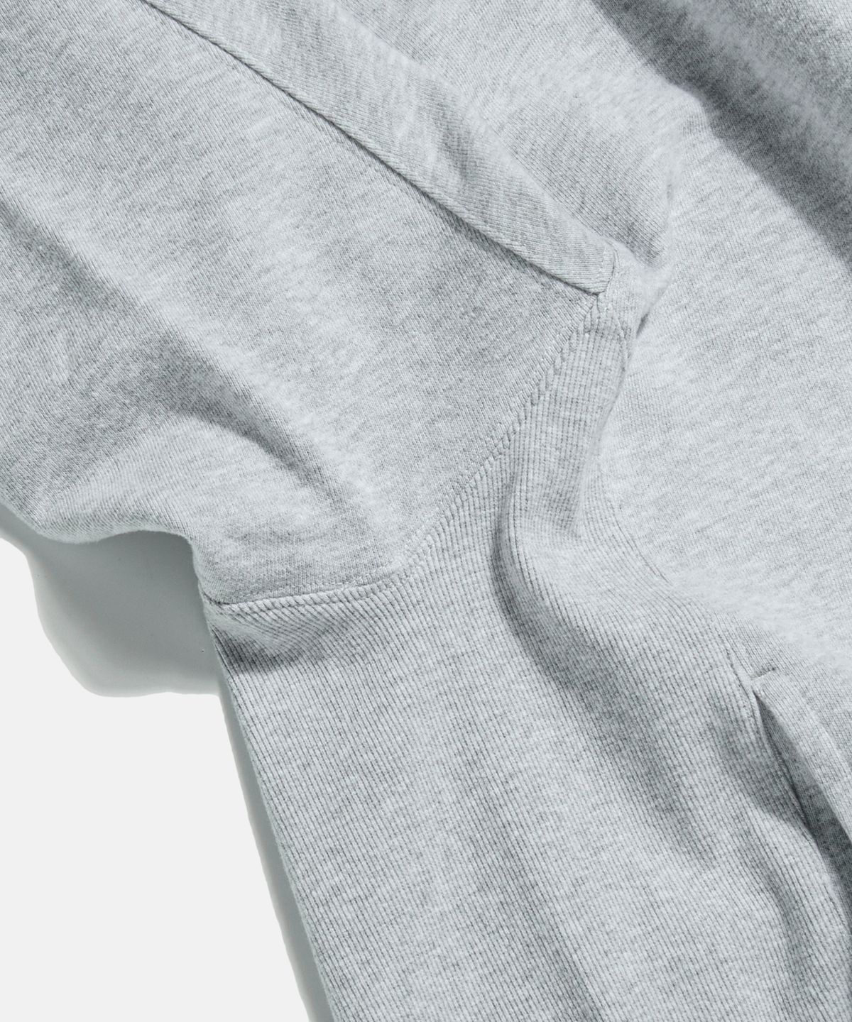 에스피오나지(ESPIONAGE) Retro Half Zip Sweat Hoodie Grey