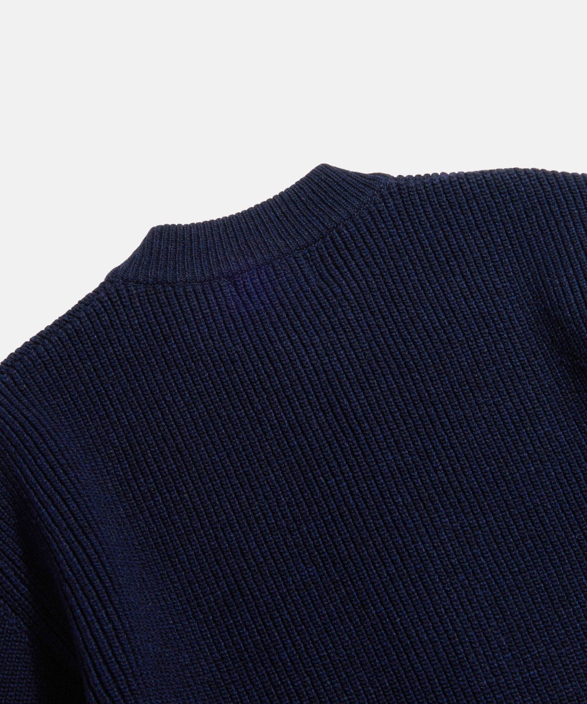 에스피오나지(ESPIONAGE) Miller Heavyweight Zip Knit Jacket Navy