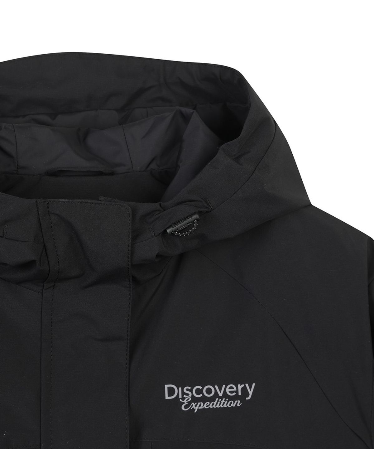 디스커버리 키즈(DISCOVERY KIDS) 키즈 베르텍스 여아 크롭 자켓 (BLACK)