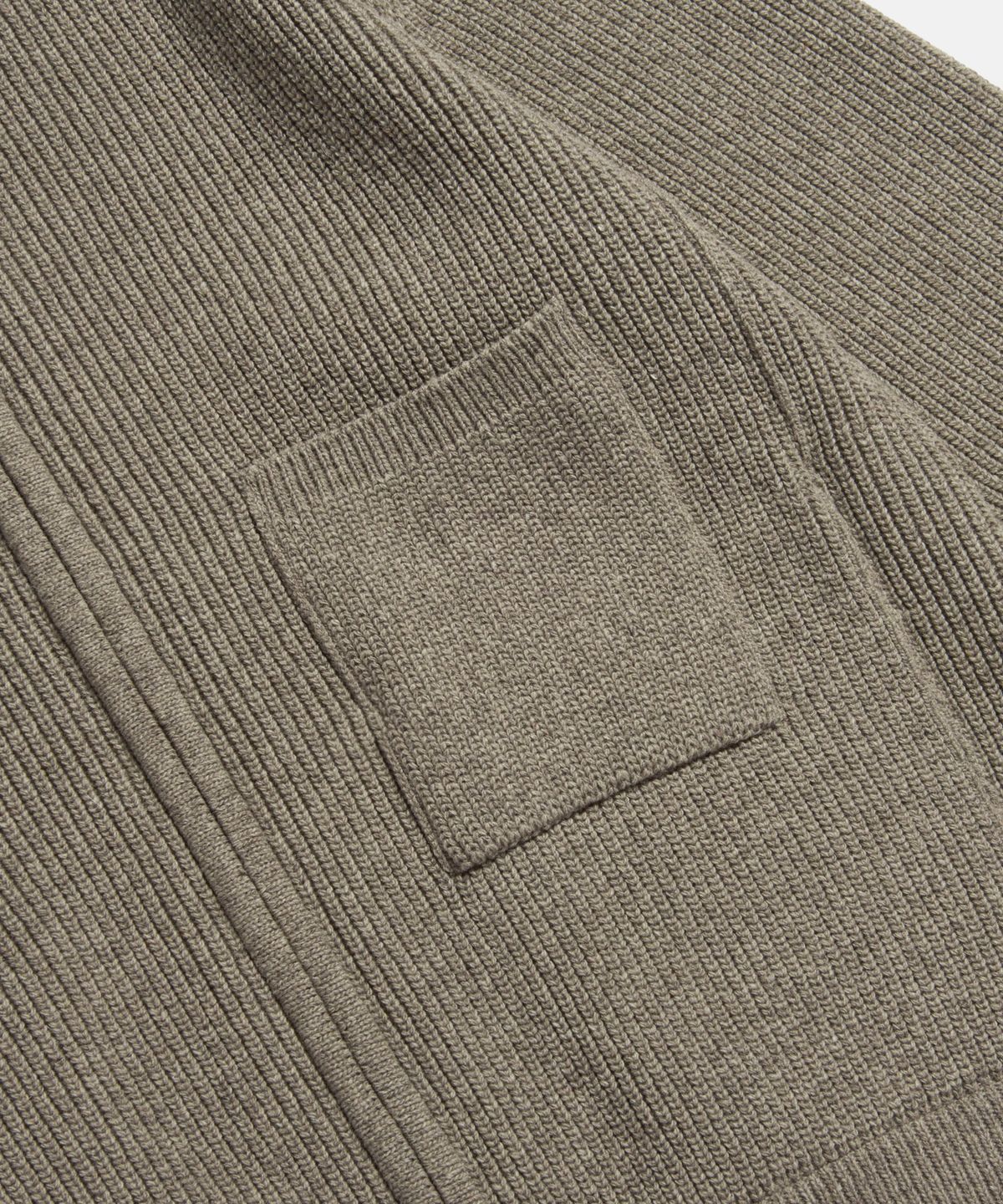 에스피오나지(ESPIONAGE) Miller Heavyweight Zip Knit Jacket Dust