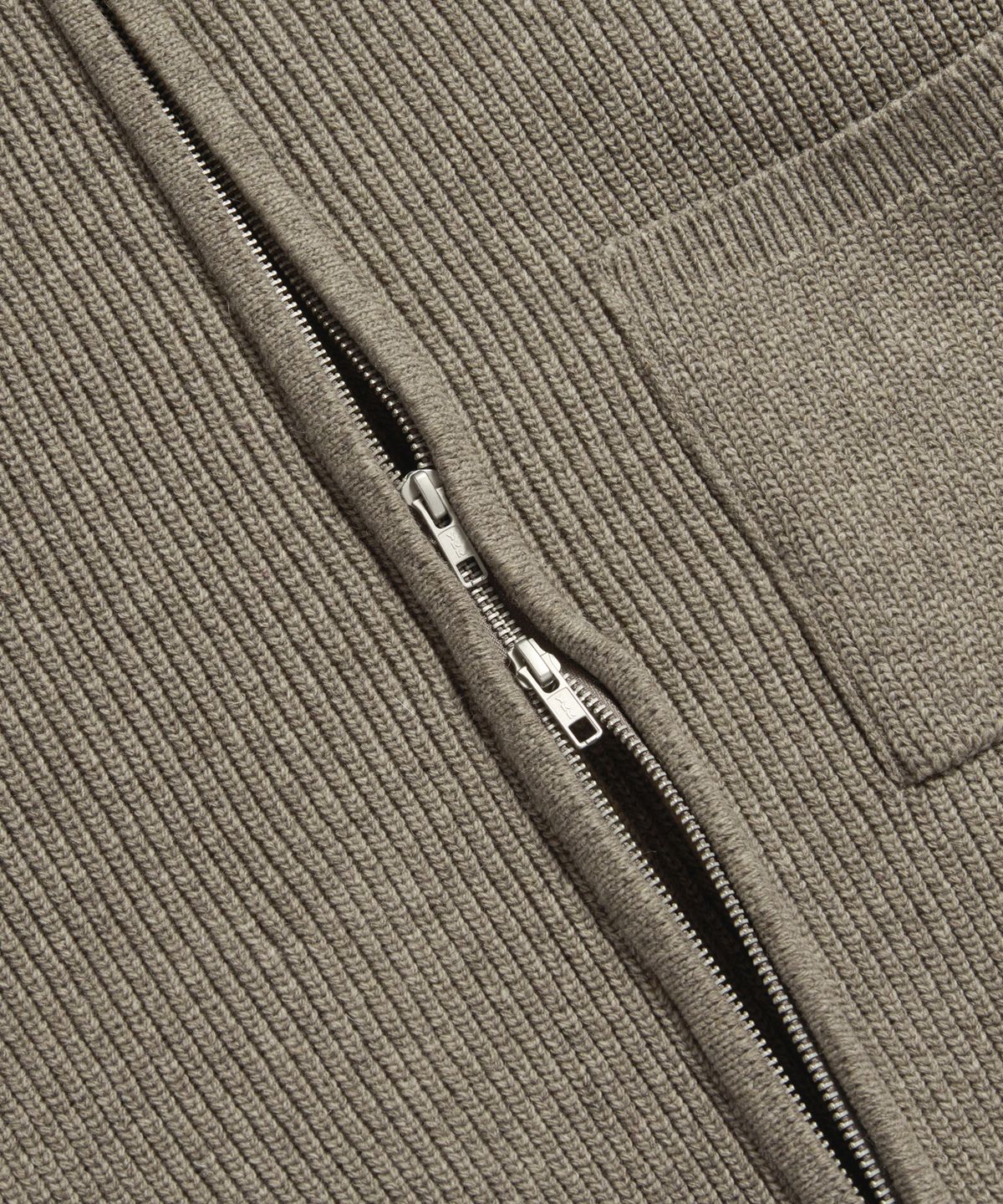 에스피오나지(ESPIONAGE) Miller Heavyweight Zip Knit Jacket Dust