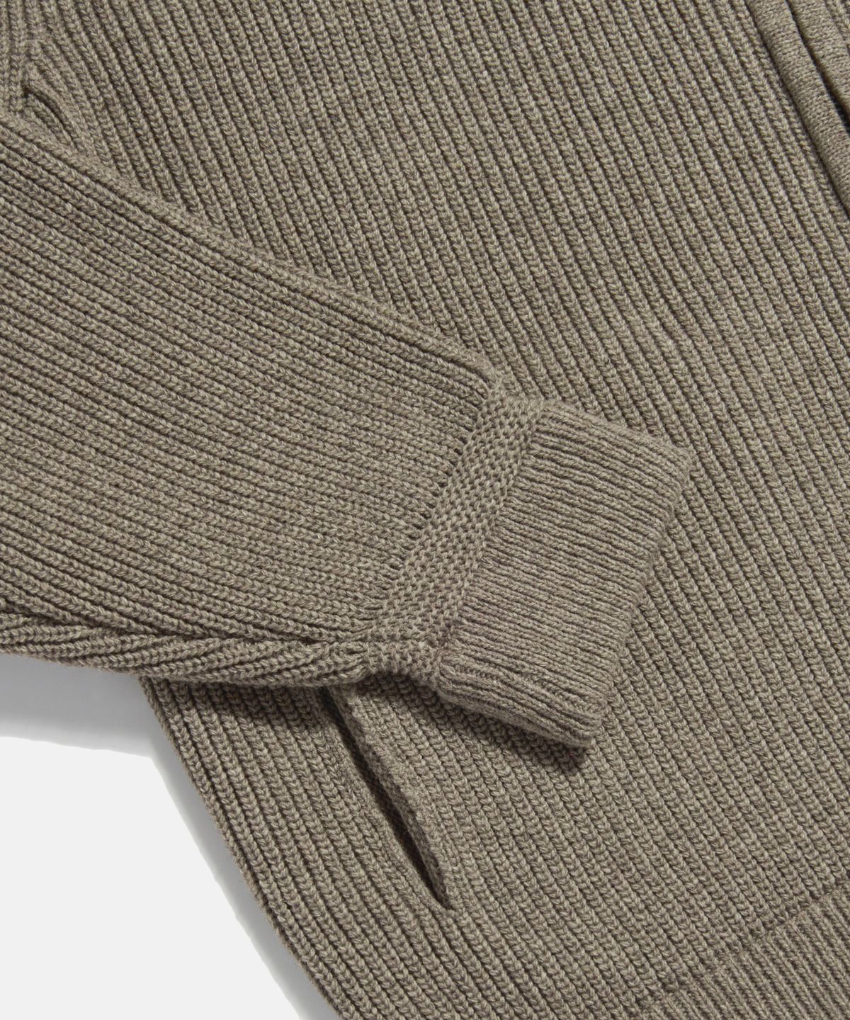 에스피오나지(ESPIONAGE) Miller Heavyweight Zip Knit Jacket Dust