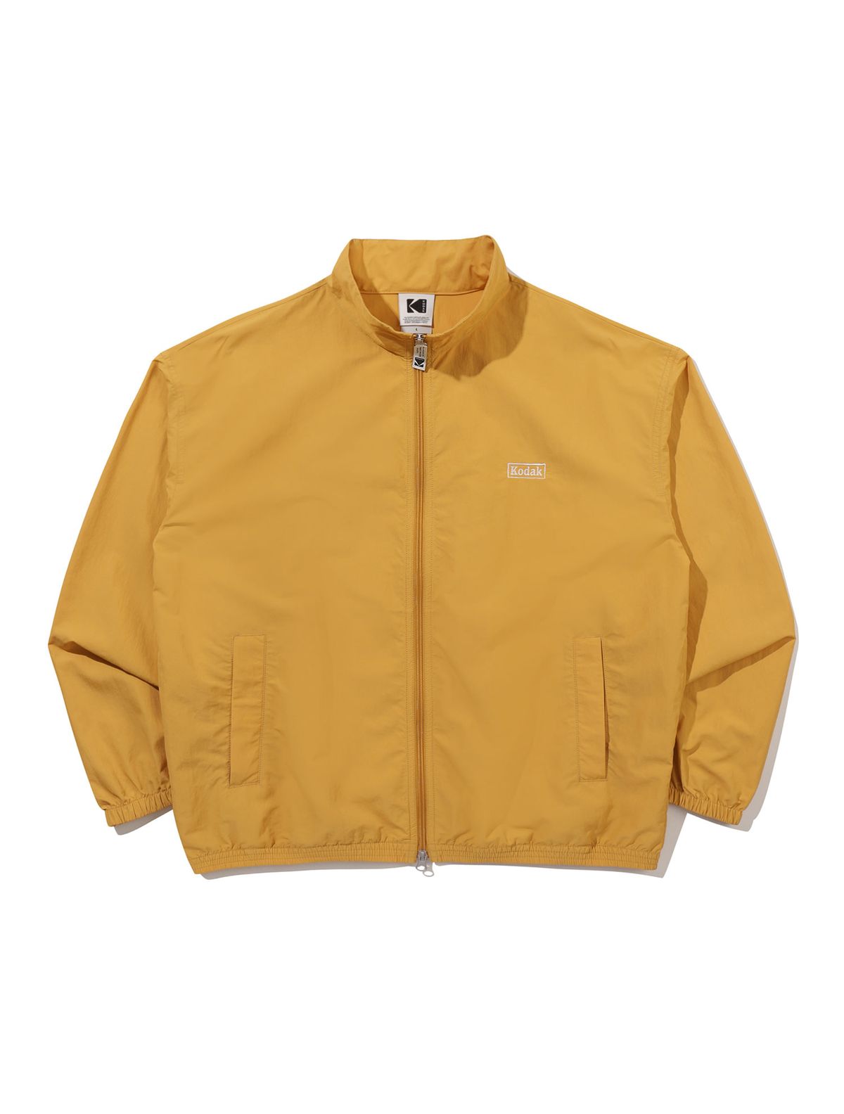 코닥(KODAK) 에센셜 빅로고 스탠넥 자켓 YELLOW