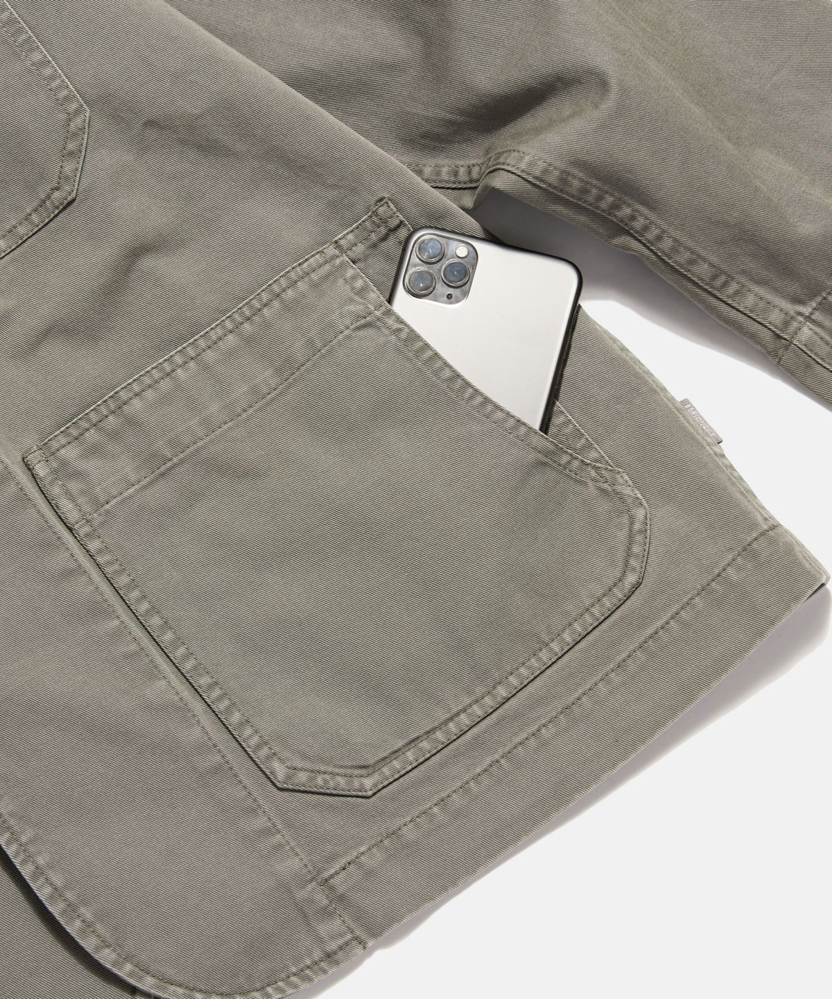 에스피오나지(ESPIONAGE) Cotton Notched Jacket Dark Beige