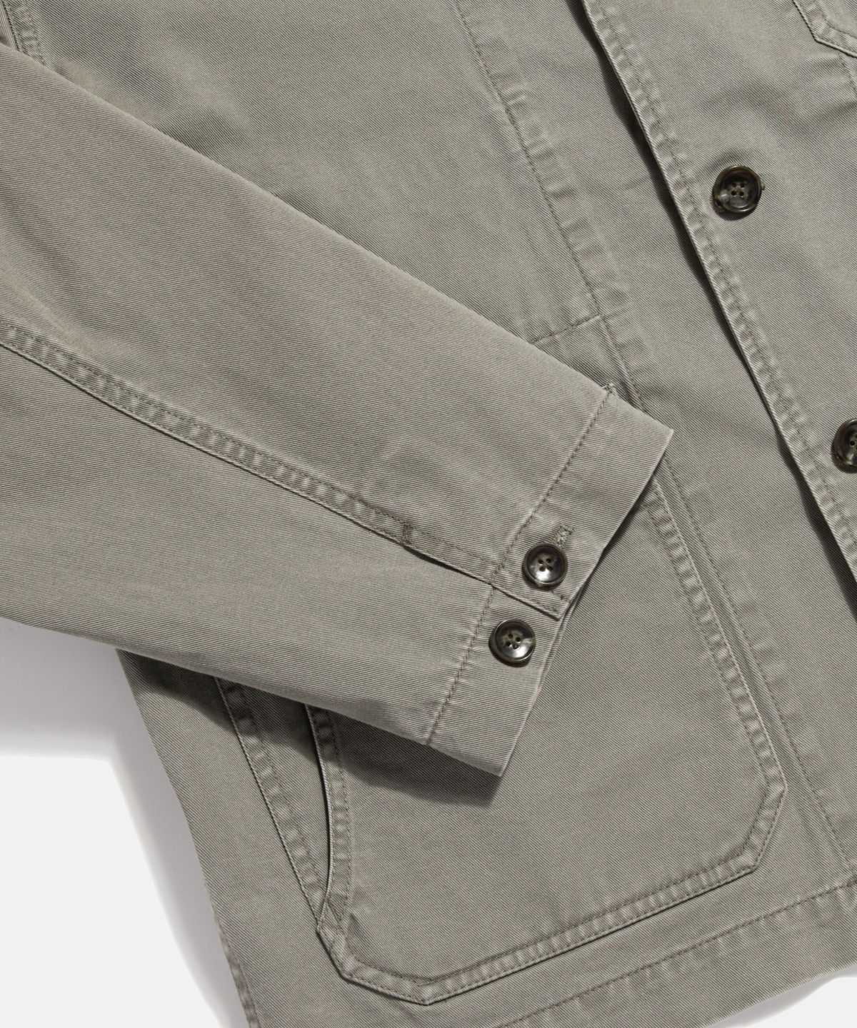 에스피오나지(ESPIONAGE) Cotton Notched Jacket Dark Beige